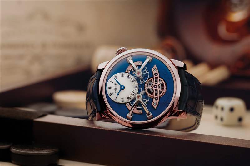 MB&F Legacy Machine No.2紅金藍腕表-復刻表