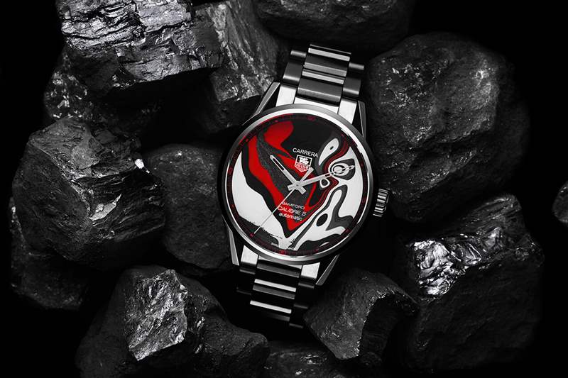 泰格豪雅隆重推出:BWD X Black Badger Fordite Carrera 5系列-復(fù)刻表