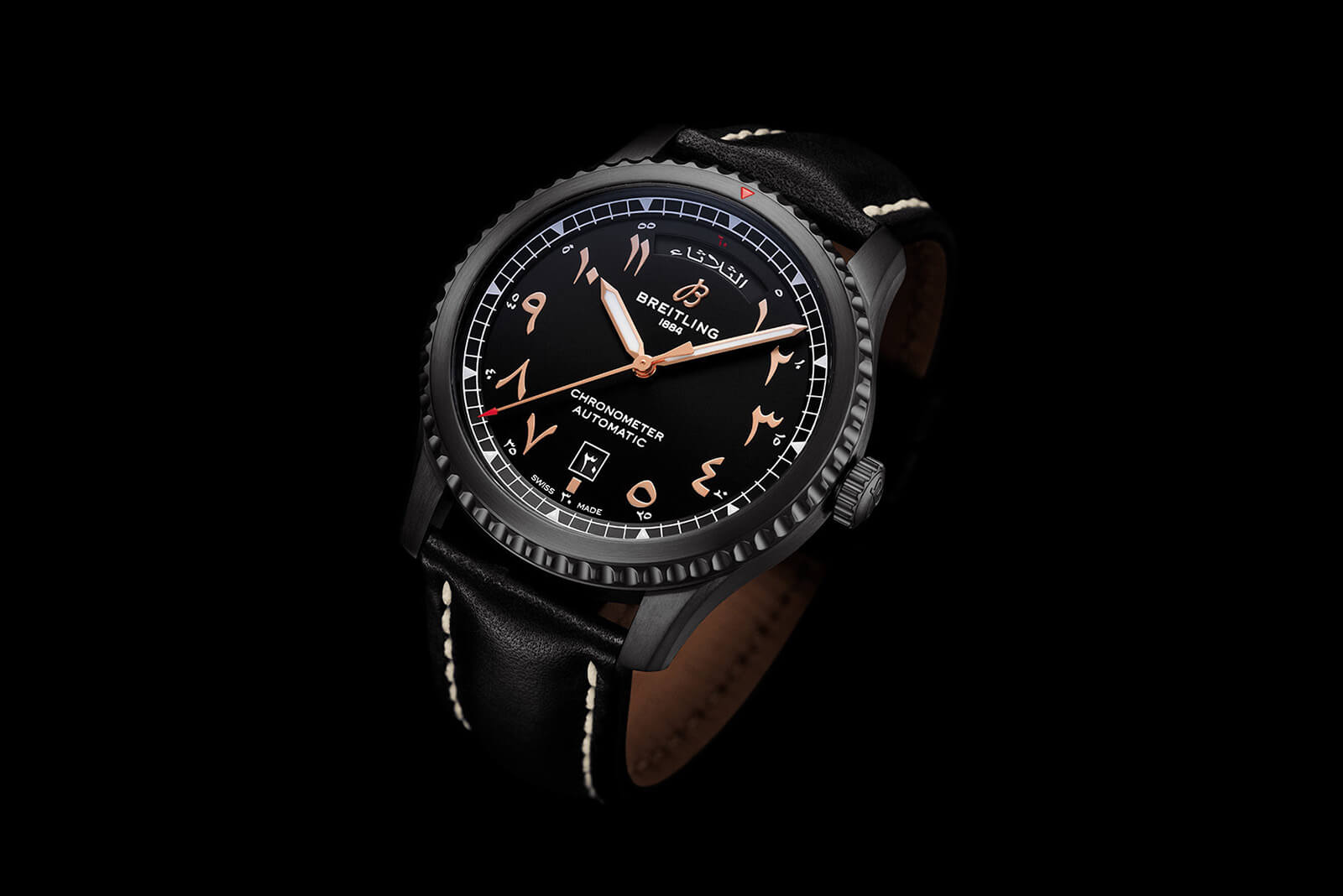 百年靈 Aviator 8 Day & Date 41 阿提哈德航空限量版腕表-復(fù)刻表