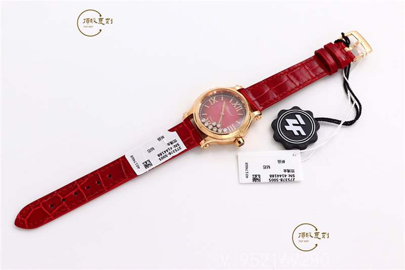 ZF廠蕭邦HAPPY SPORT快樂(lè)鉆石中國(guó)紅限量版新品發(fā)布-復(fù)刻表