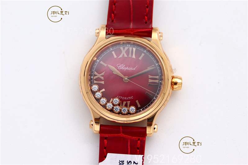 ZF廠蕭邦HAPPY SPORT快樂(lè)鉆石中國(guó)紅限量版新品發(fā)布-復(fù)刻表