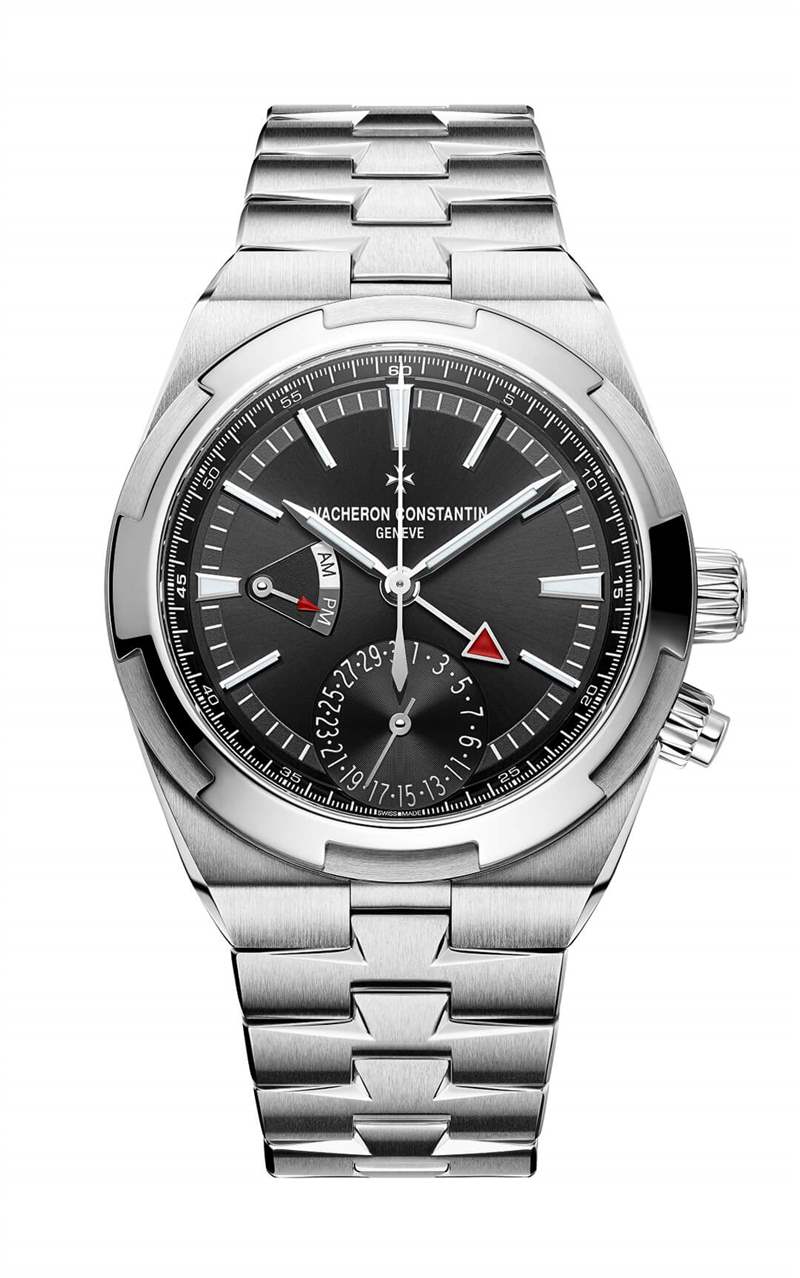 江詩丹頓海外雙時黑色腕表7900V/110A-B546-復刻表