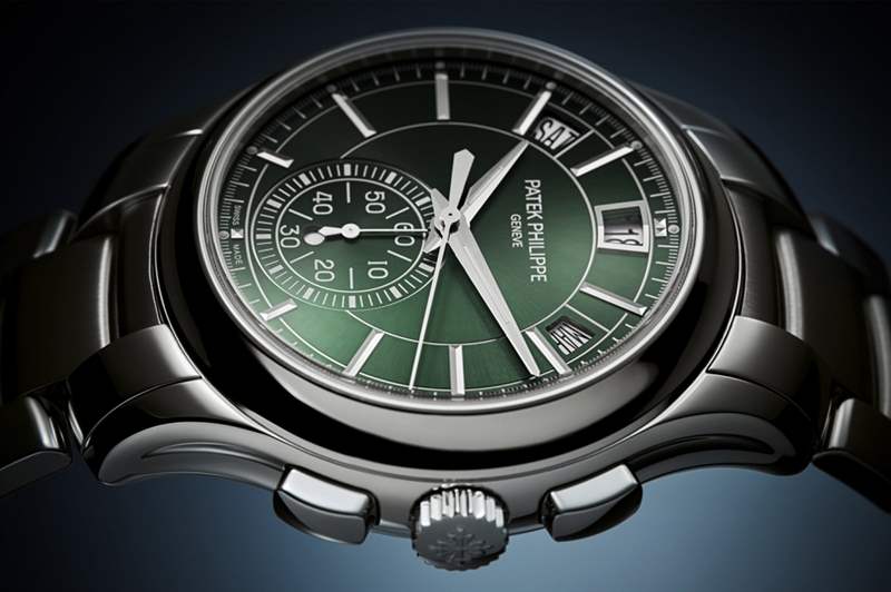 PP百達(dá)翡麗又一綠面鋼王｜Annual Calendar Flyback Chronograph Ref.5905吸引力非同小可-復(fù)刻表