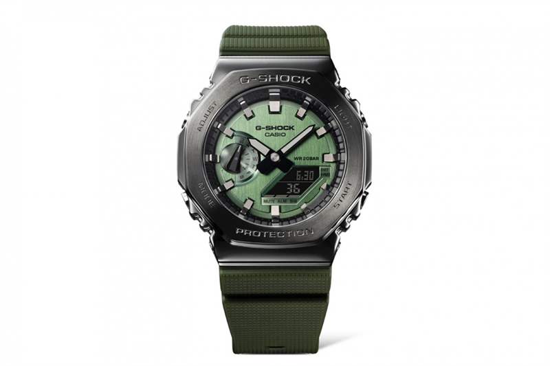 期待而久2021最新Casio G-Shock GM-2100換上精鋼表殼-復(fù)刻表