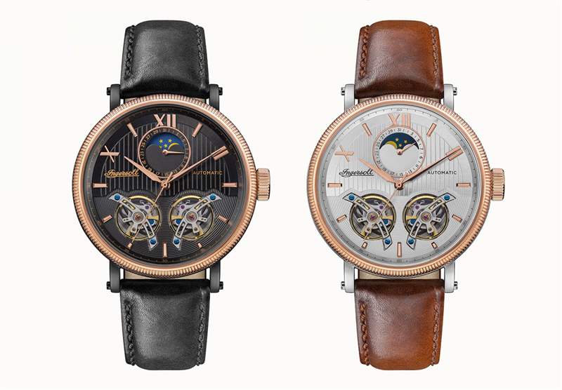 美國產(chǎn)小眾雙陀飛輪腕表:英格索好萊塢自動(dòng)手表-復(fù)刻表