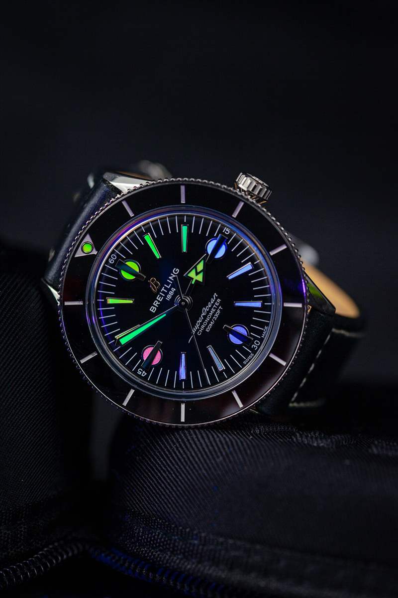 百年靈超級海洋文化系列限量版彩色時標腕表評測-復(fù)刻表