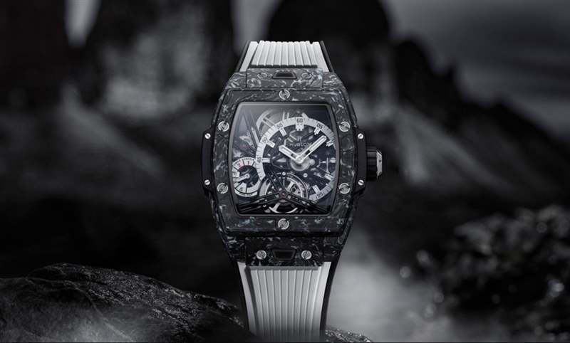 直搗靈魂的爆炸性美學(xué)｜Hublot Spirit Of Big Bang 陀飛輪5日鏈腕表-白色碳纖維款、藍(lán)寶石款-復(fù)刻表