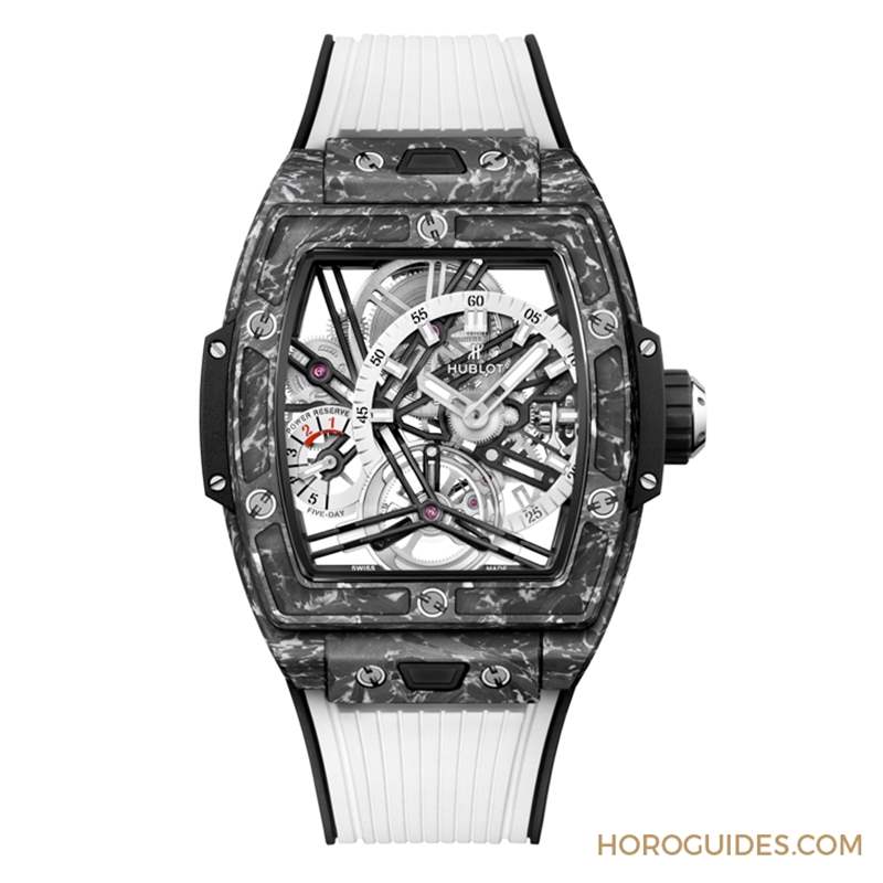 直搗靈魂的爆炸性美學(xué)｜Hublot Spirit Of Big Bang 陀飛輪5日鏈腕表-白色碳纖維款、藍(lán)寶石款-復(fù)刻表