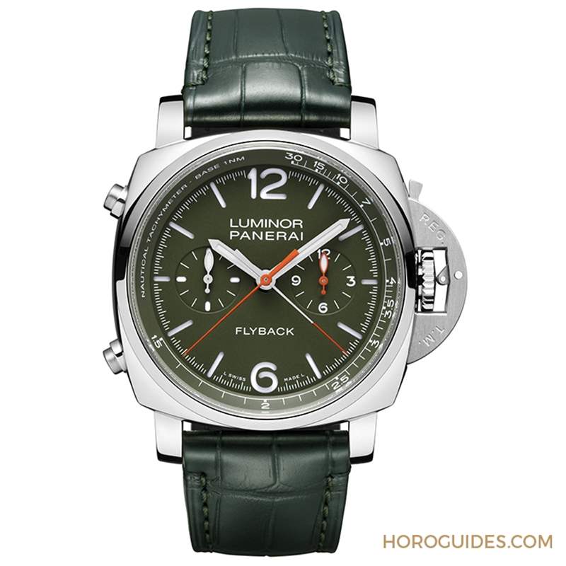 Panerai Luminor Chrono Flyback飛返計時新作二連發(fā)，陶瓷殼、軍綠面各展特色-復(fù)刻表