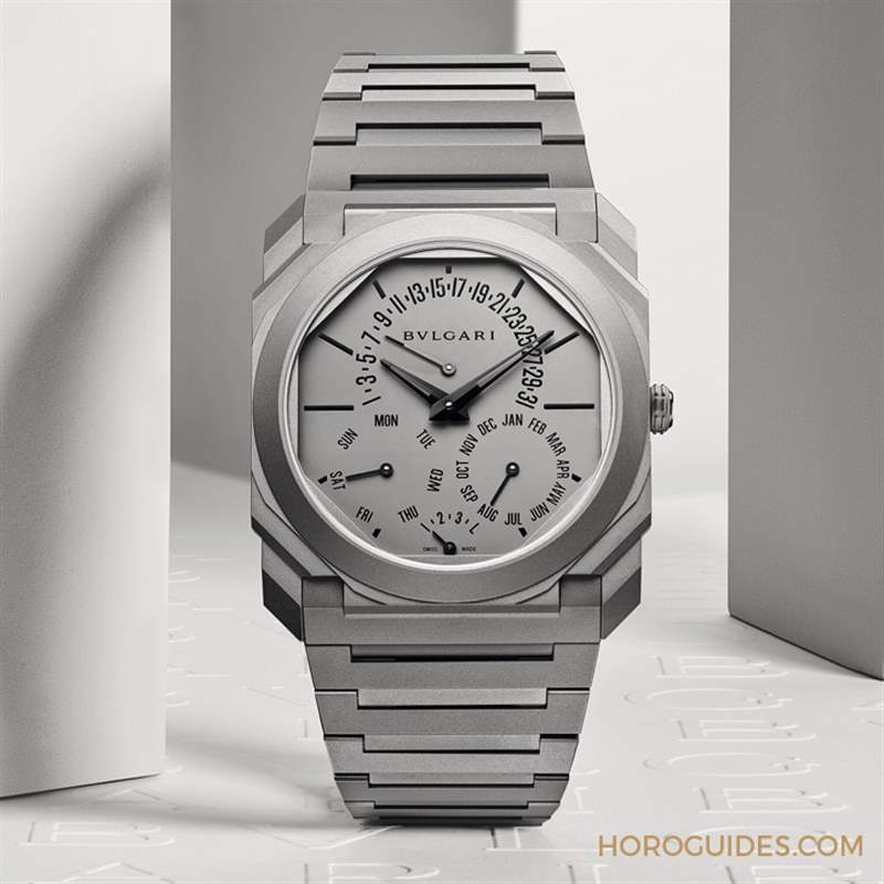 BVLGARI Octo Finissimo超薄萬年歷腕表鈦金屬款獲2021 GPGH金指針獎-復(fù)刻表