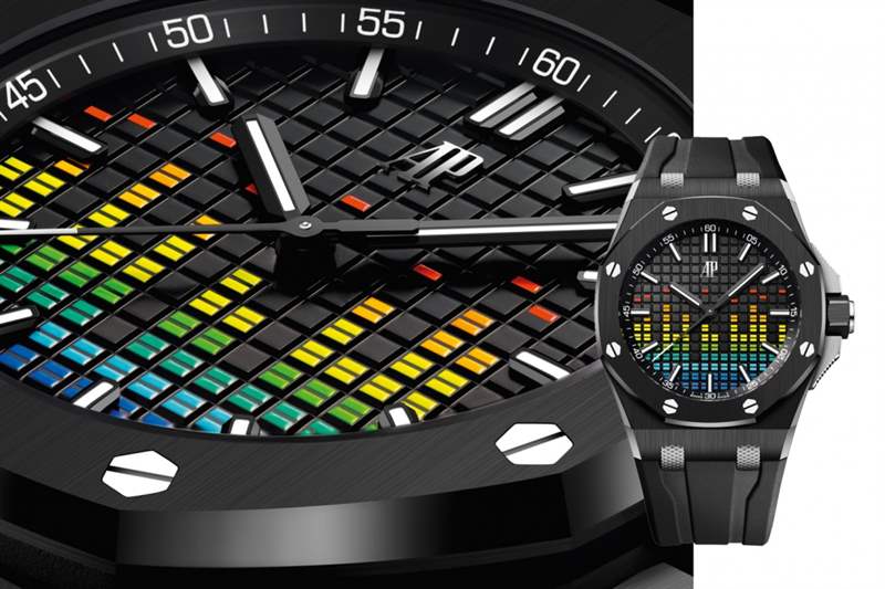 Audemars Piguet愛彼最新Royal Oak Offshore Selfwinding Music Edition｜大膽將腕表化作Equalizer-復(fù)刻表