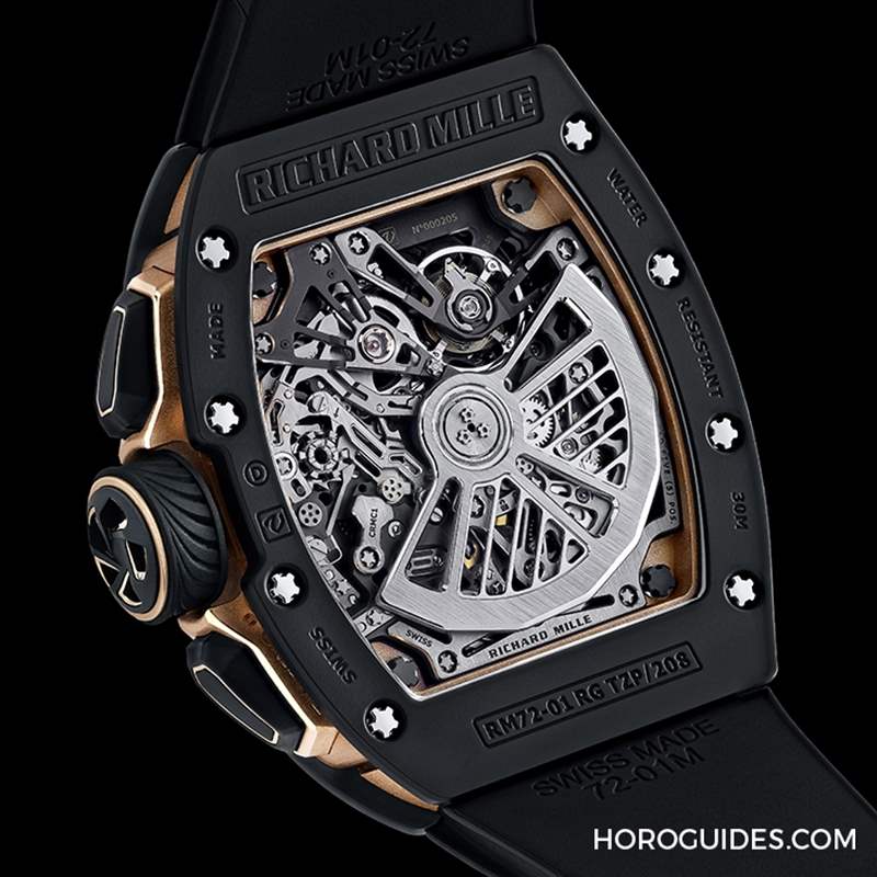 RICHARD MILLE 72-01計時碼表,再添黑白陶瓷款-復(fù)刻表