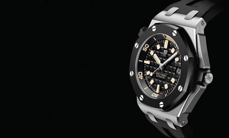 日本獨(dú)家先發(fā)！愛彼白金黑色陶瓷42毫米皇家橡樹離岸型潛水腕表-復(fù)刻表