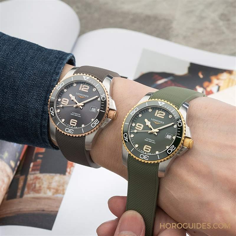 潛水表也要微奢華？2021浪琴深海征服者半金浪鬼-復(fù)刻表