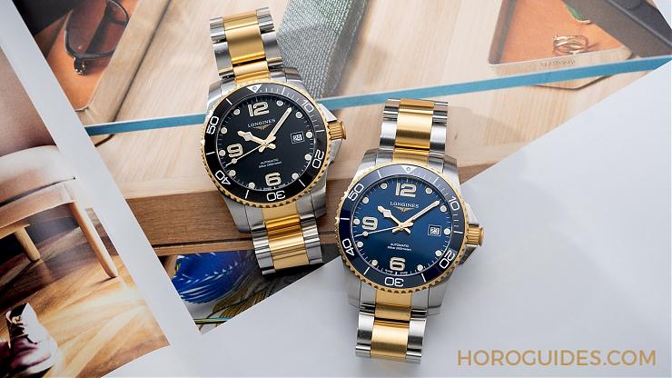 潛水表也要微奢華？2021浪琴深海征服者半金浪鬼-復(fù)刻表