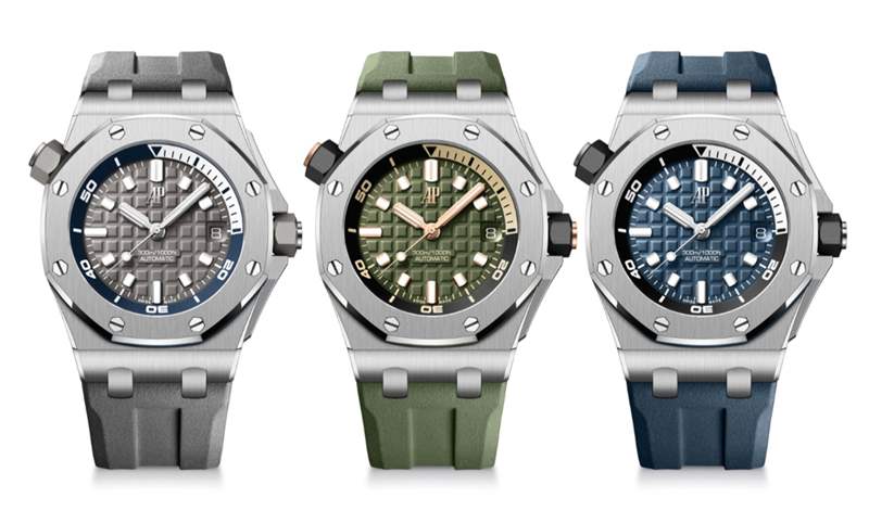 時尚新色、快拆表帶!AP全新皇家橡樹離岸型ROO Diver-復刻表