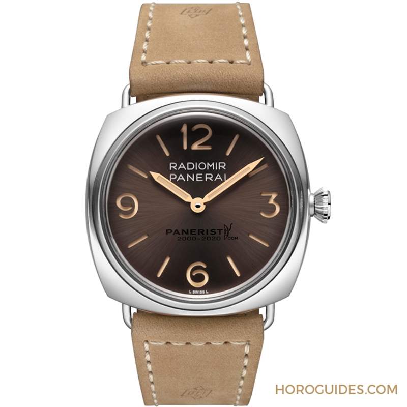 好個(gè)古早味！沛納海推出棕面Radiomir Venti向Paneristi.com 20周年致意-復(fù)刻表