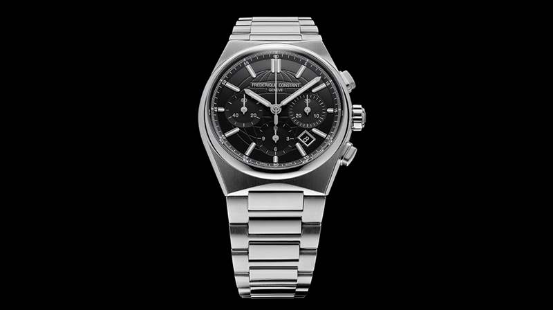 弗雷德里克·康斯坦特高壽命自動計時碼表-雅典娜丁潛水員×骷髏黑-復刻表