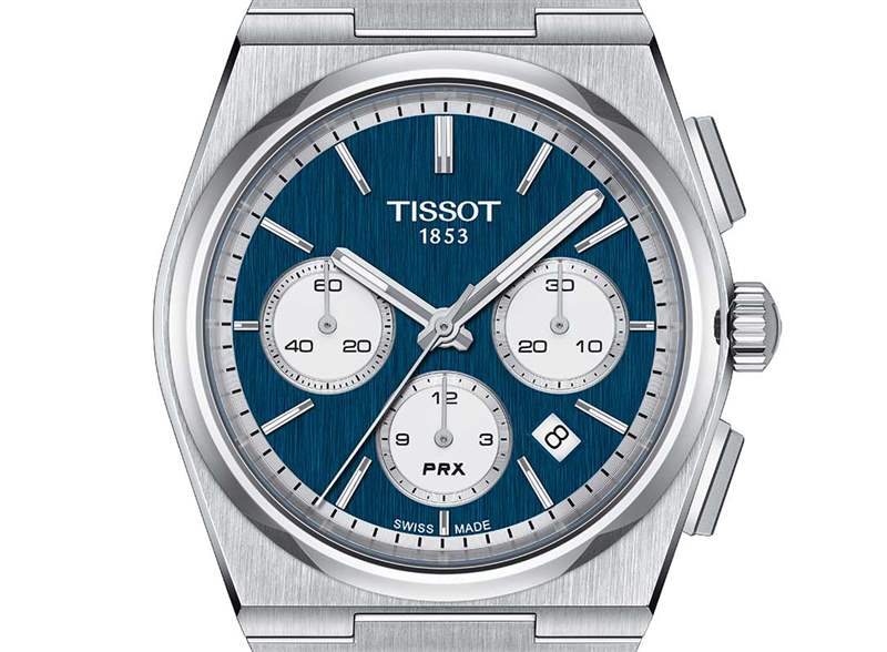 天梭PRX自動(dòng)上鏈計(jì)時(shí)碼表-雅典娜丁潛水員 X 海洋賽跑-復(fù)刻表