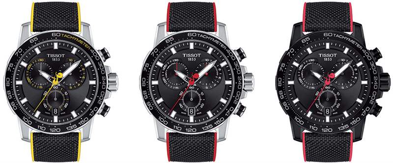 天梭超級運動計時特別版，騎行激情-復刻表