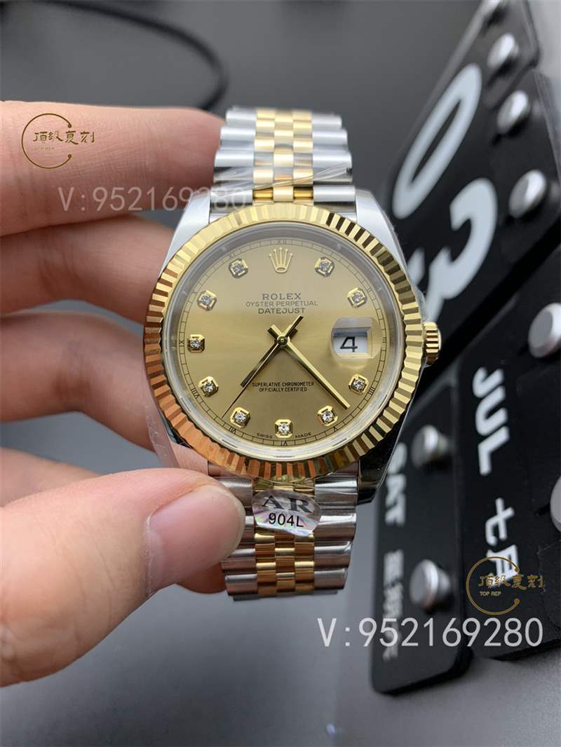 AR廠勞力士日志41mm間金款復(fù)刻表做工怎么樣-復(fù)刻表