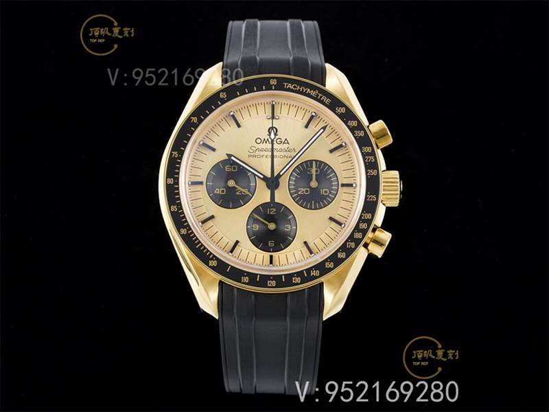 RM廠歐米茄超霸「綠金霸」月球表Moonshine 18K金款復(fù)刻做工怎么樣-復(fù)刻表