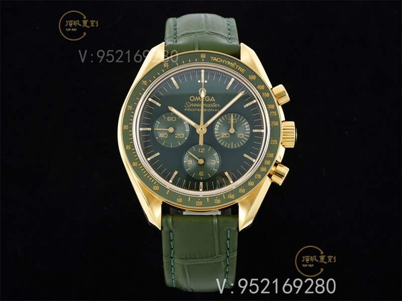 RM廠歐米茄超霸「綠金霸」月球表Moonshine 18K金款復(fù)刻做工怎么樣-復(fù)刻表