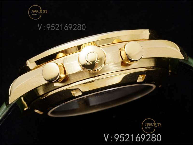 RM廠歐米茄超霸「綠金霸」月球表Moonshine 18K金款復(fù)刻做工怎么樣-復(fù)刻表