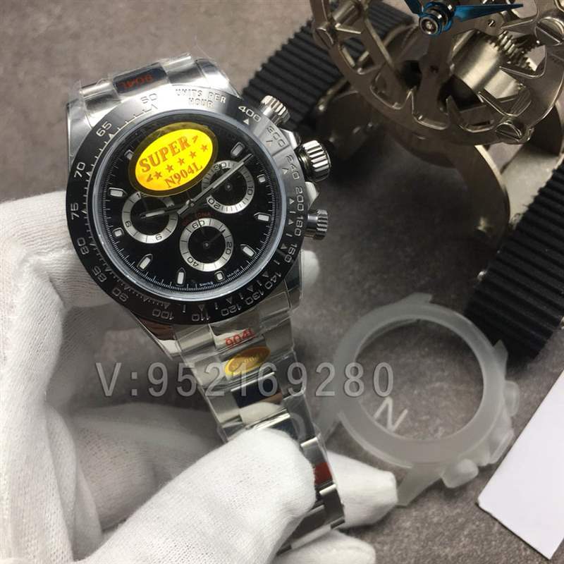 N廠迪通拿V3版「4130機(jī)芯」黑鋼迪116500LN陶瓷圈黑面表盤(pán)-復(fù)刻表