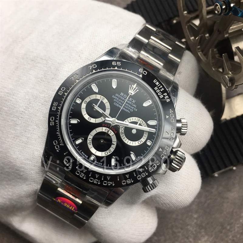 N廠迪通拿V3版「4130機(jī)芯」黑鋼迪116500LN陶瓷圈黑面表盤(pán)-復(fù)刻表