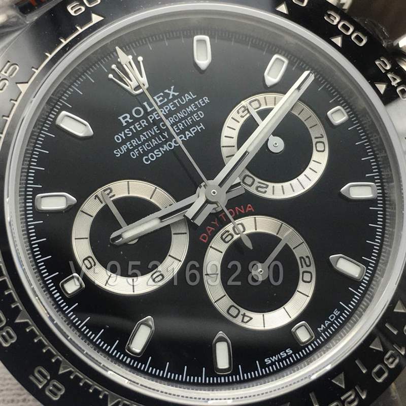 N廠迪通拿V3版「4130機(jī)芯」黑鋼迪116500LN陶瓷圈黑面表盤(pán)-復(fù)刻表