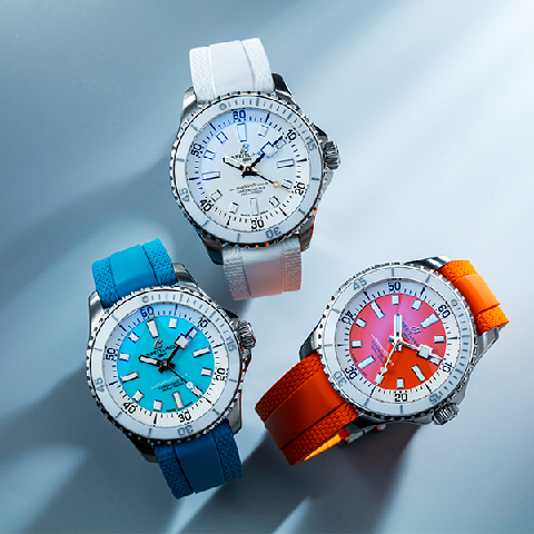 優雅接棒的細膩布局！百年靈Superocean尺寸齊全的繽紛新作-復刻表