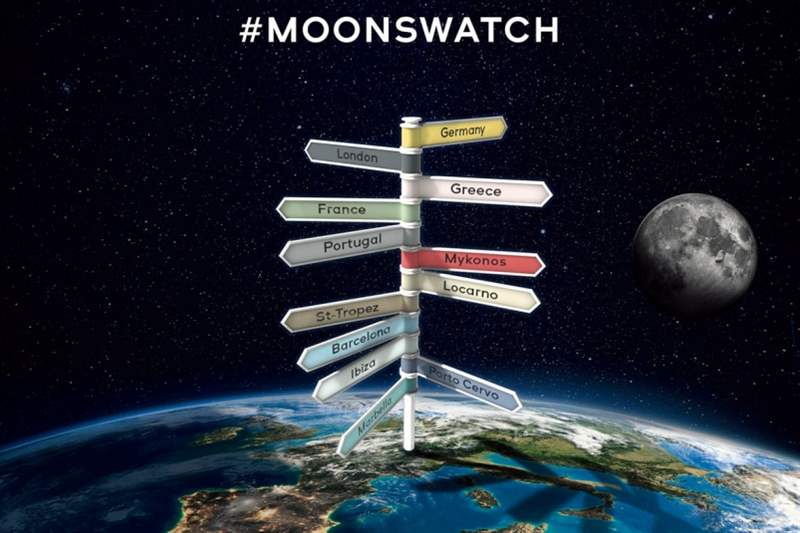 11顆移動的行星！Swatch MoonSwatch的歐洲夏季巡演-復刻表