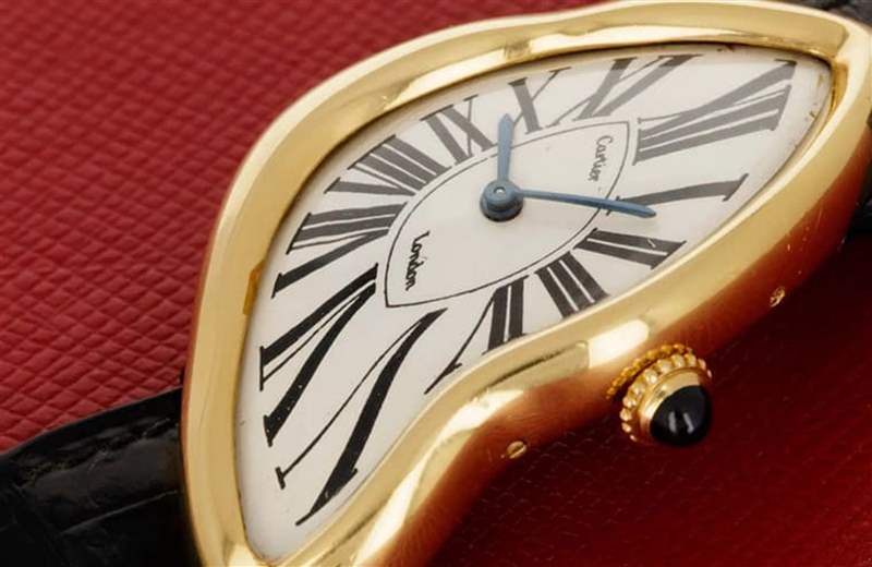 CARTIER London Crash古董手表以165萬美金拍賣創(chuàng)史上最貴身價-復(fù)刻表
