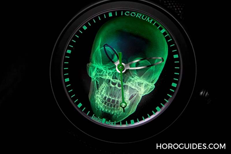 第二代登場，昆侖表Bubble 47 Skull X-Ray 泡泡系列骷髏頭腕表-復刻表