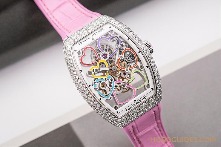 Vanguard Yachting玫瑰金白色面盤-Vanguard Heart Skeleton｜打動她的心-復(fù)刻表