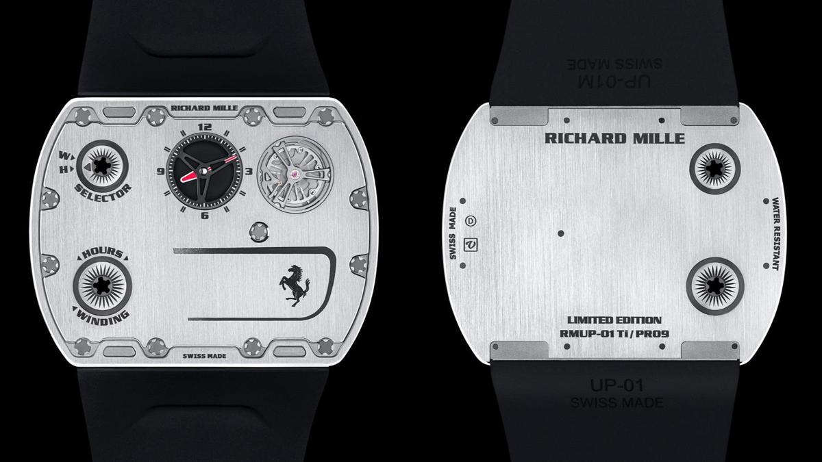 超薄運動表的工程習(xí)題！RICHARD MILLE RM UP-01 Ferrari-復(fù)刻表