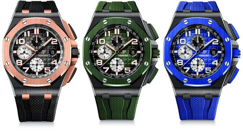 愛彼ap皇家橡樹離岸煙熏表盤,男士們的顏色-復刻表