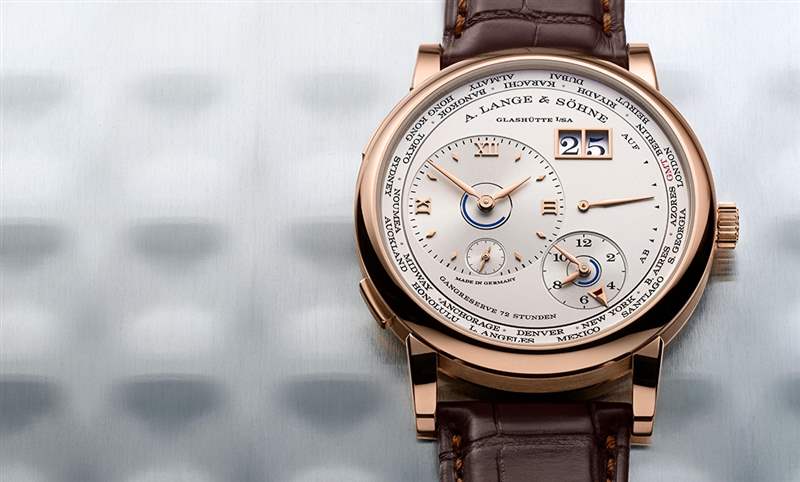 朗格Lange 1 Time Zone搭載全新自制機芯,新增實用日夜顯示-復刻表
