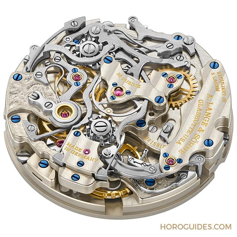 朗格1815 Rattrapante追針計(jì)時碼表-L101.2 型自制機(jī)芯-復(fù)刻表