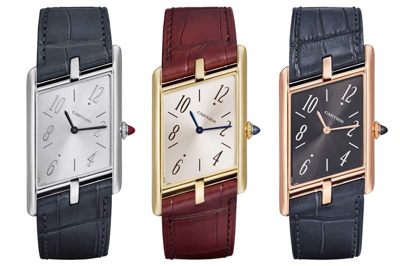 卡地亞坦克Asymétrique 2020系列斜四方菱形奇怪設計的手表WGTA0042-復刻表