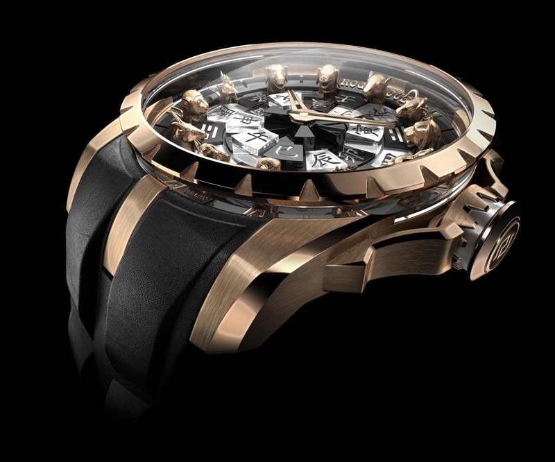 加入天干地支的新版本!羅杰杜彼發表圓桌騎士十二生肖腕表-復刻表