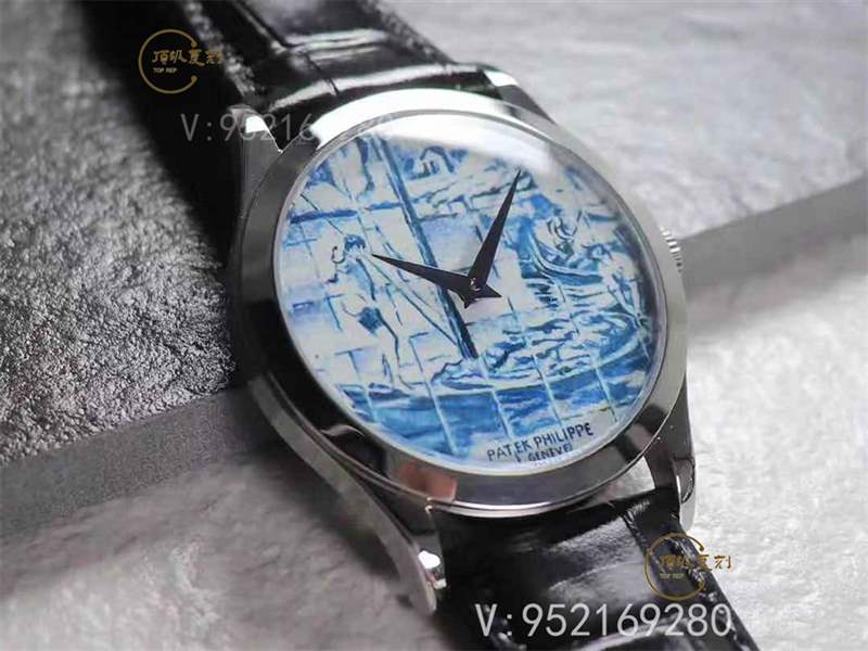 FL廠百達翡麗5089G「太加斯河上垂釣」琺瑯工藝復刻表做工怎么樣-復刻表