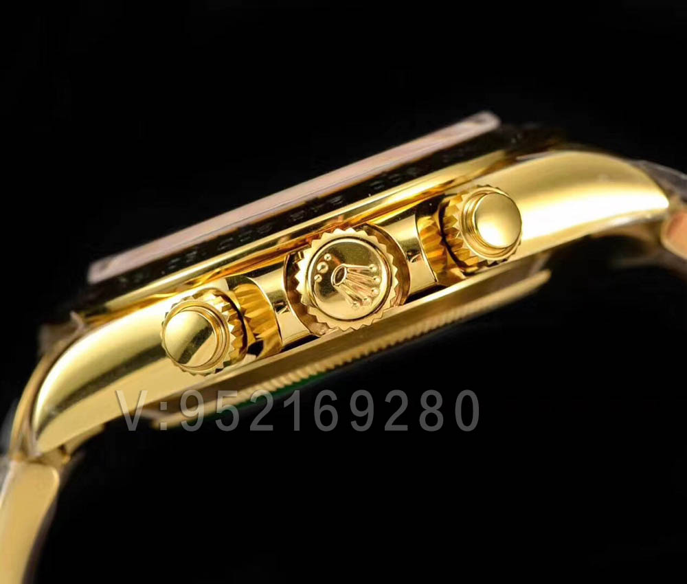 N廠勞力士迪通拿116508金盤40MM金表復(fù)刻表-復(fù)刻表