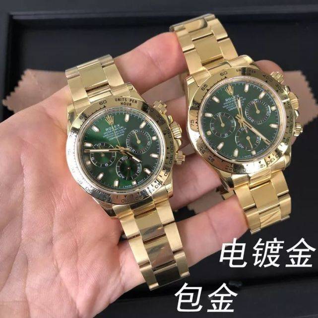 N廠綠金迪「4130機芯」對比AR廠綠金迪更完美-復刻表