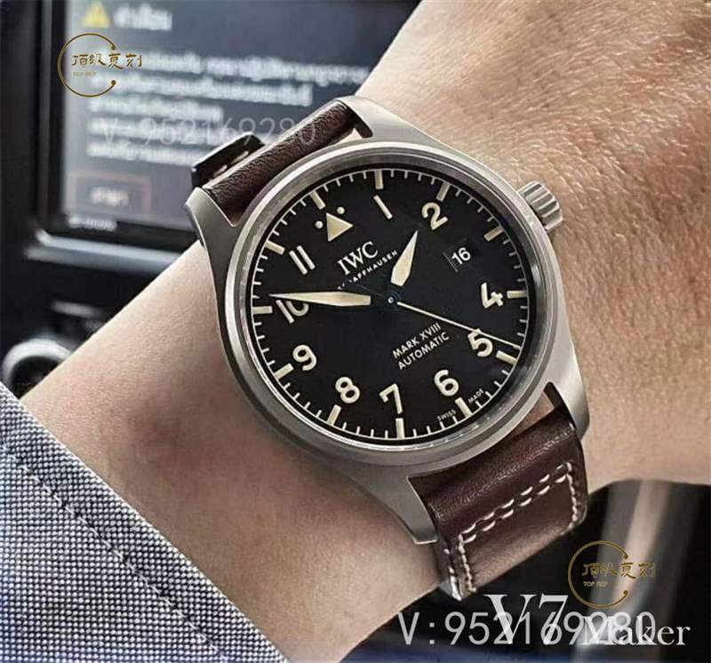 V7廠萬國馬克十八鈦殼IW327006復(fù)刻表對比正品,做工怎么樣-復(fù)刻表