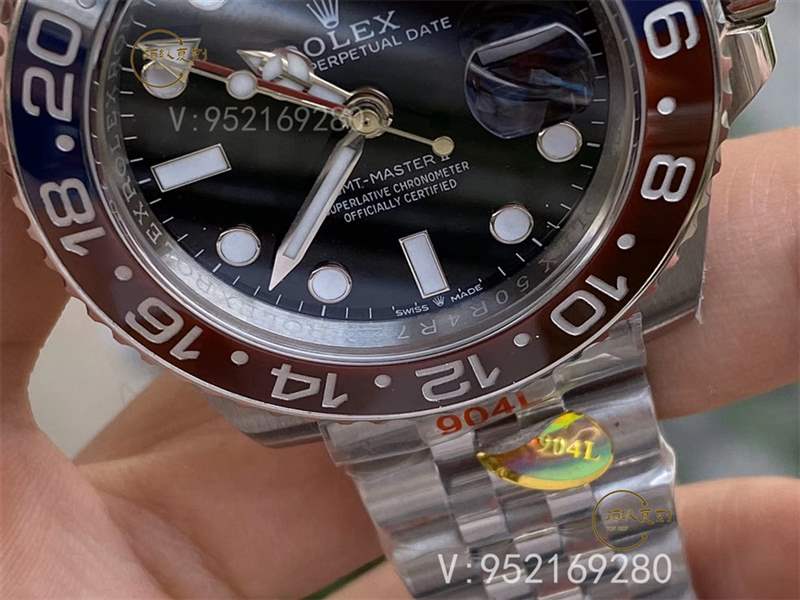 N廠勞力士格林尼治紅藍可樂圈「m126710blnr-0001」復刻做工評測-復刻表