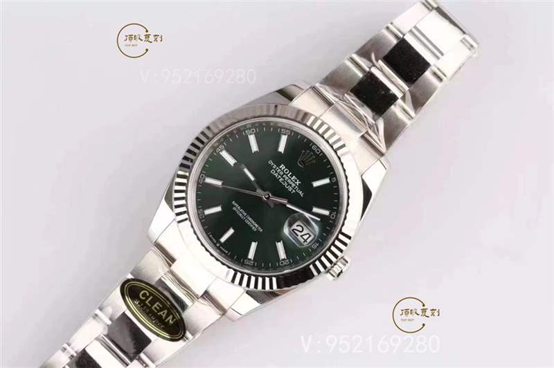 c廠(clean廠)勞力士日志126334薄荷綠盤(pán)41mm復(fù)刻表做工怎么樣-復(fù)刻表