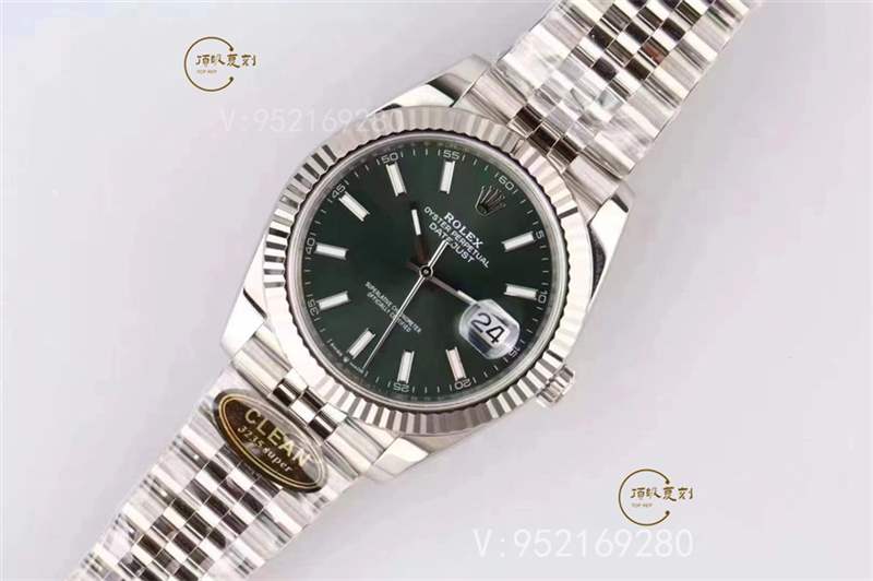 c廠(clean廠)勞力士日志126334薄荷綠盤(pán)41mm復(fù)刻表做工怎么樣-復(fù)刻表