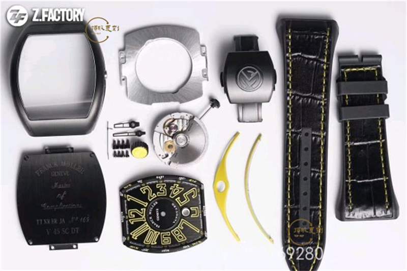 ZF廠法穆蘭v45游艇黃色刻度復(fù)刻表做工怎么樣-ZF廠法蘭克穆勒拒絕一眼假-復(fù)刻表